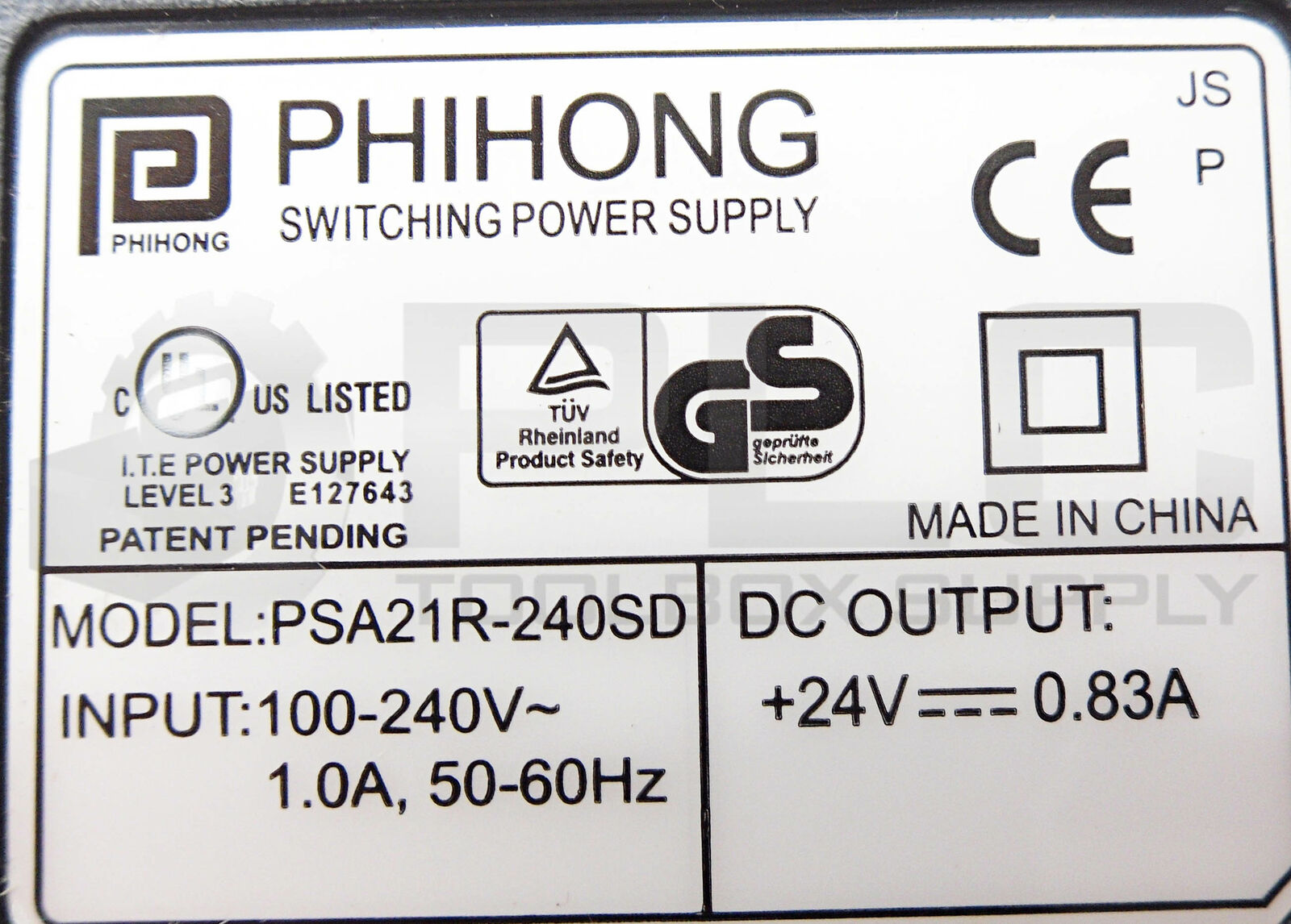 New Phihong Psa R Sd Switching Power Supply V A Hz