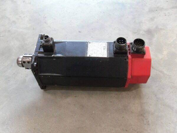 GE FANUC A06B-0128-B677#7076 SERVO MOTOR A06B-0128-B677 *PARTS/NOT WORKING* - Image 6