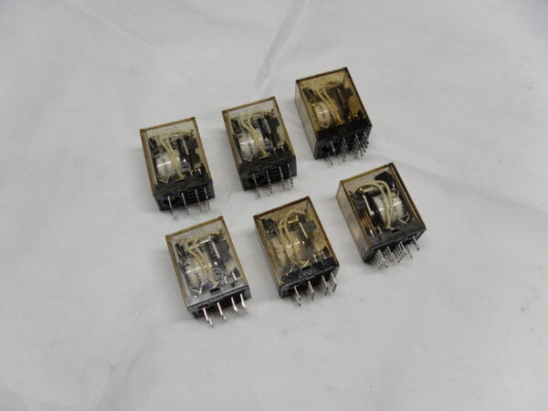 LOT OF 6 OMRON MY4ZN RELAY 24VDC