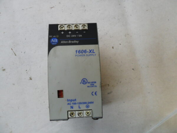 ALLEN BRADLEY 1606-XL120D /A POWER SUPPLY 100-120/200-240VAC 2.6/1.4A 50/60HZ - Image 2