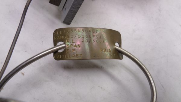 NEW TAYLOR 105SN50487 CALIBRATED TUBE SYSTEM 0/5000 PSI R.L. 20/600F CAP 10 FT - Image 4