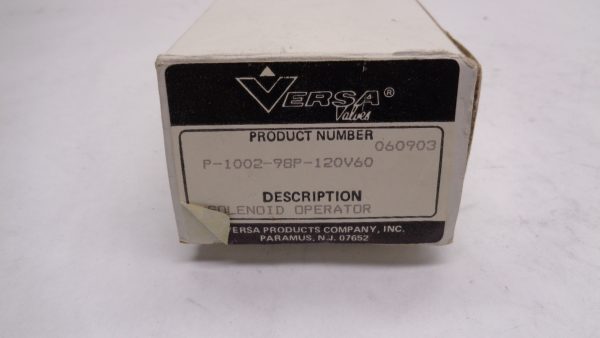NEW VERSA P-1002-98P-120V60 SOLENOID OPERATOR - Image 4