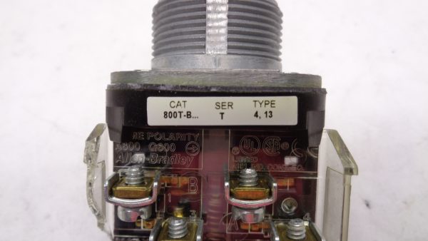 NEW ALLEN BRADLEY 800T-B6A /T PUSH BUTTON W/ 800T-XA /D CONTACT BLOCK - Image 6