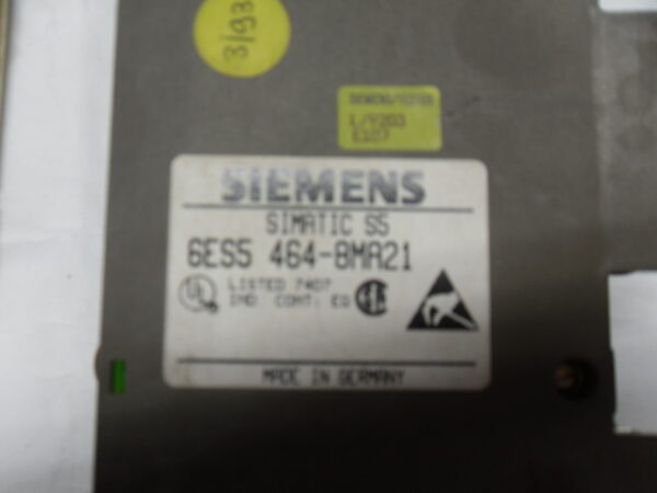SIEMENS 6ES5 464-8MA21 SIMATIC S5 ANALOG INPUT MODULE *READ* - Image 6