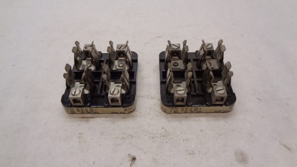 LOT OF 2 MARATHON R6T60A2B FUSE BLOCK FOR CLASS T FUSE