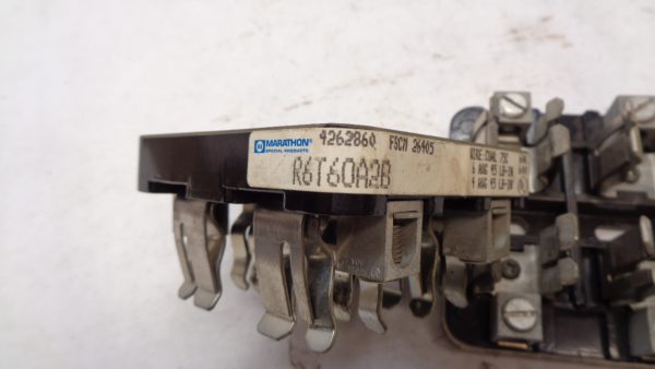 LOT OF 2 MARATHON R6T60A2B FUSE BLOCK FOR CLASS T FUSE - Image 5