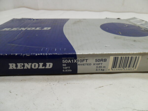NEW RENOLD 50A1X10FT RIVETED ROLLER CHAIN 10' 50RB - Image 3
