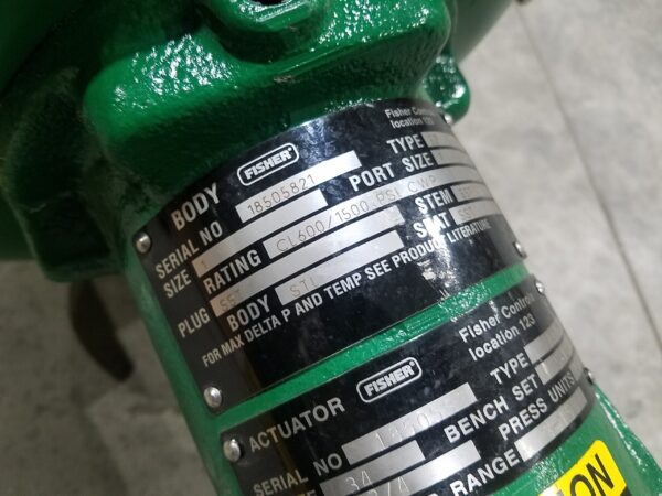 NEW FISCHER CONTROLS 667 ACTUATOR, BODY: EZ SST CL600/1500 PSI, 3/4" FNPT - Image 5