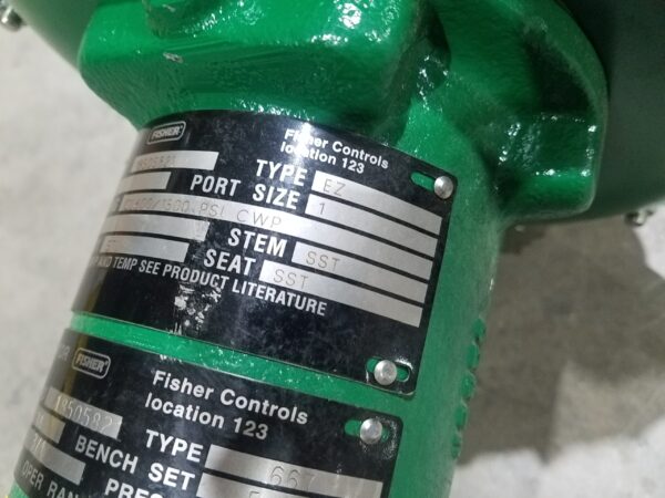 NEW FISCHER CONTROLS 667 ACTUATOR, BODY: EZ SST CL600/1500 PSI, 3/4" FNPT - Image 6