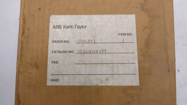 NEW ABB KENT TAYLOR SPR-60065, 1055N112499, RANGE 0/10000 PSI FILL DC702 CAP 5FT - Image 6