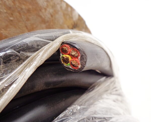 NEW SAB 7751204 MULTICONDUCTOR CABLE, 4C, 12AWG, 224X34, PVC INS., BLACK, 45ft - Image 4