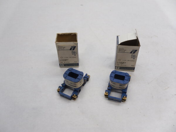 LOT OF 2 NEW TELEMECANIQUE LX1D2F7 COIL 110V 50/60Hz, LX1-D2F7