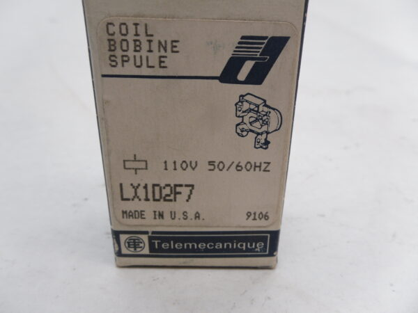LOT OF 2 NEW TELEMECANIQUE LX1D2F7 COIL 110V 50/60Hz, LX1-D2F7 - Image 8