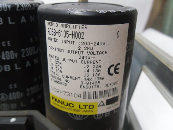 FANUC A06B-6105-H002 /C SERVO AMPLIFIER A06B6105H002 - Image 6