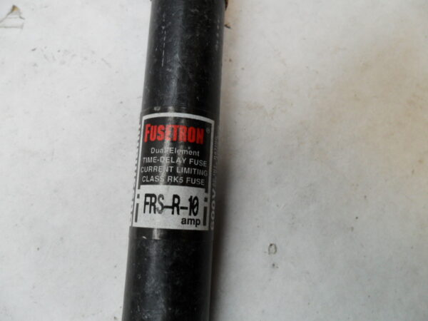 LOT OF 3 NEW FUSETRON FRS-R-10 DUAL ELEMENT TIME DELAY FUSE 600V - Image 4
