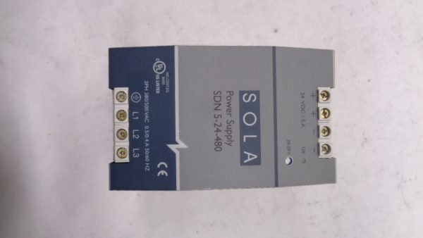 NEW SOLA SDN 5-24-480 POWER SUPPLY SDN5-24-480 - Image 4