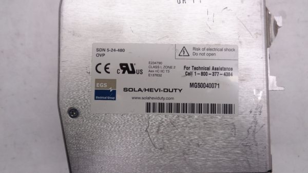 NEW SOLA SDN 5-24-480 POWER SUPPLY SDN5-24-480 - Image 5