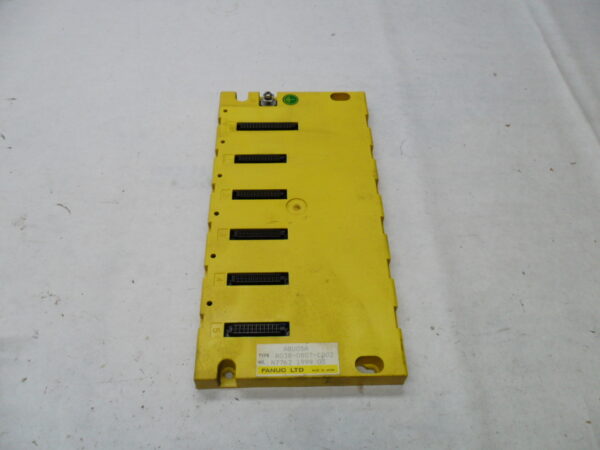 FANUC A03B-0807-C002 RACK ASSEMBLY 5SLOT FOR PMC PROCESSOR I/O MODULE ABU05A