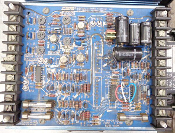 CSR NC121F SOLID STATE DC SERVO CONTROLLER 120VAC 5A - Image 8