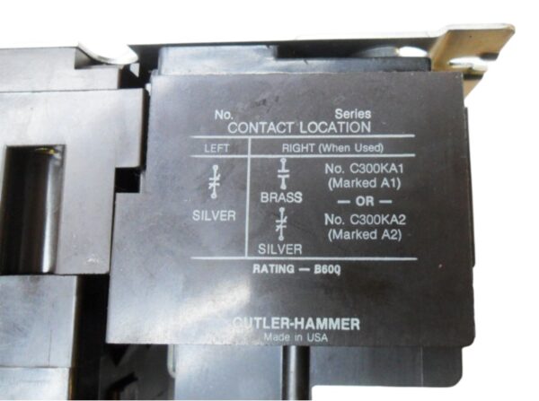 CUTLER HAMMER A10CN0 /A1 CONTACTOR W/ C320KB1 /A2 W/ (2) C320KA1 W/ 1887-1 - Image 5