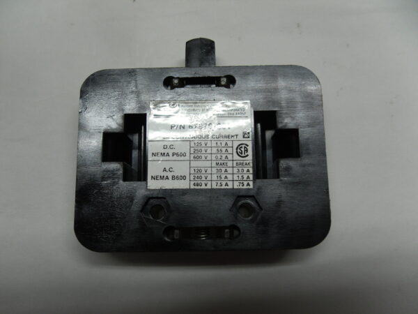 NEW HUBBELL 67976-001 AUXILIARY CONTACT BLOCK 5A 600VDC 480VAC *NO SCREWS* - Image 3
