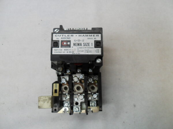 CUTLER HAMMER A10CN0 /A1 CONTACTOR W/ C320KB1 /A2 W/ (2) C320KA1 W/ 1887-1