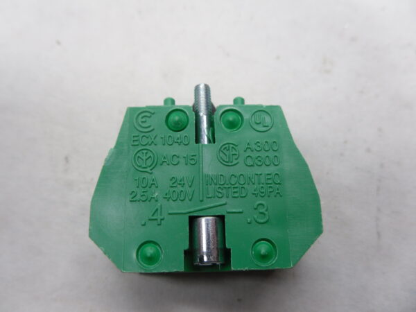 LOT OF 11 NEW AUTOMATION DIRECT ECX1040 CONTACT BLOCK 10A 24V - Image 4