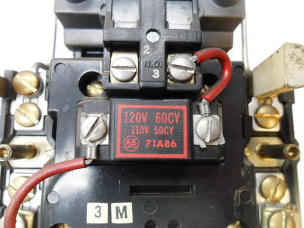 ALLEN BRADLEY 709BOD /K SIZE 1 STARTER 709-BOD 709-B0D W/ 71A86 110/120V 50/60HZ - Image 5