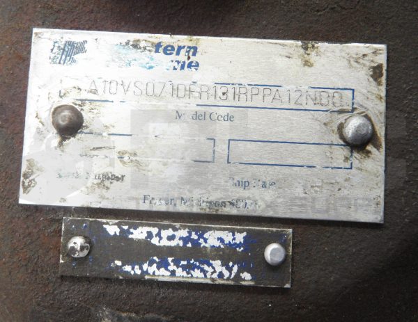 NEW WESTERN FLUIDYNE A10VS071DFR131RPPA12N00 HYDRAULIC PISTON PUMP *READ* - Image 7