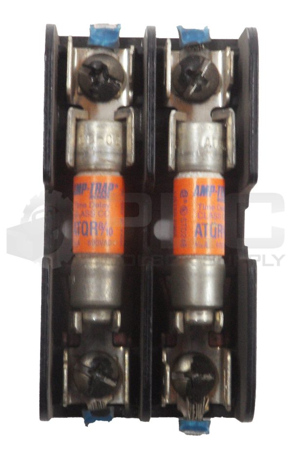 FERRAZ SHAWMUT 30312R FUSE HOLDER 600V 30/200A W/ 2X ATQR8/10 AMP-TRAP 2000 FUSE - Image 3