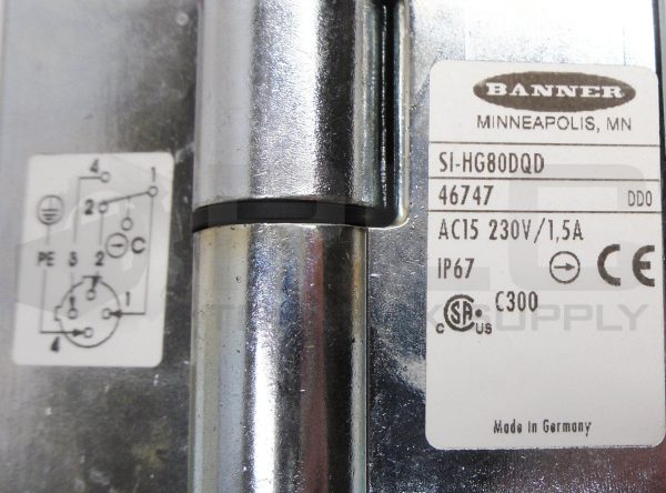 NEW BANNER SI-HG80DQD HINGE SAFETY INTERLOCK SWITCH 46747 - Image 5