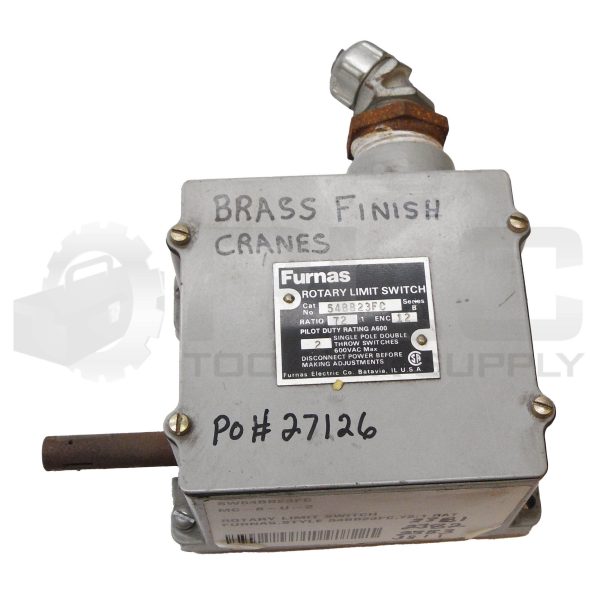 FURNAS 54BB23FC ROTARY LIMIT SWITCH 72:1 600VAC
