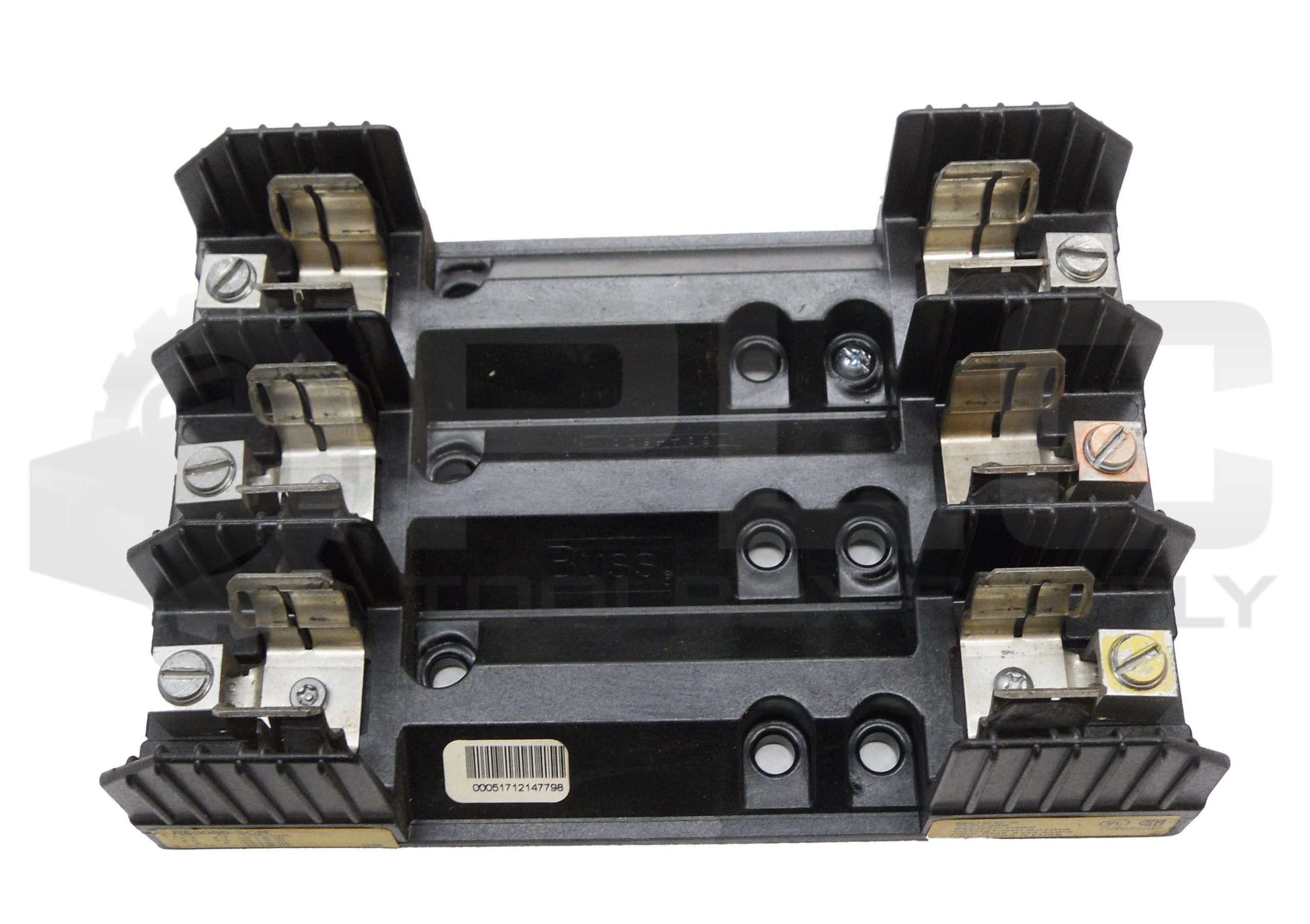 Bussman Class J Fuse Block - 3 Pole 600V 60A JM60060-3CR Electrical Enclosure