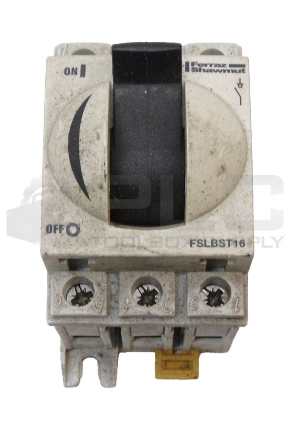 FERRAZ SHAWMUT FSLBST16 TOGGLE LOAD BREAK SWITCH 16A 50/60HZ 3PH 600VAC