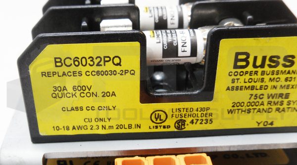 JUCHE JBK5-150 MACHINE TOOL CONTROL TRANSFORMER W/ BC6032PQ FUSE HOLDER - Image 5