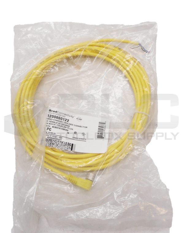SEALED NEW WOODHEAD 403001A10M050 CONNECTOR CABLE 3P FEMALE 5M