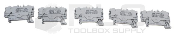 LOT OF 5 NEW WAGO 2002-1301 TERMINAL BLOCK 800V 20A