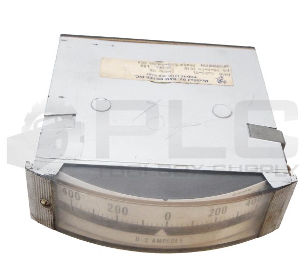 GENERAL ELECTRIC 50-180 123 ECZZ1 DC-AMMETER TYPE 180 -400-400DC