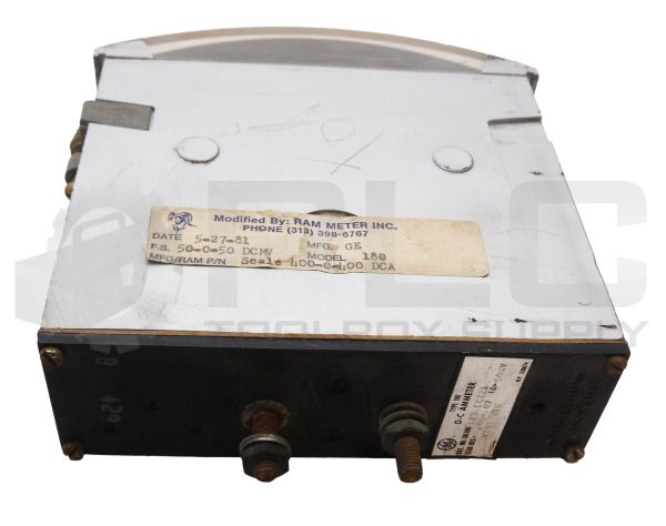 GENERAL ELECTRIC 50-180 123 ECZZ1 DC-AMMETER TYPE 180 -400-400DC - Image 3