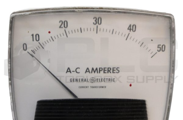 GENERAL ELECTRIC 50-171141LSNT PANEL METER 0-50AC AMPS - Image 4