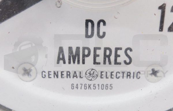 GENERAL ELECTRIC 6476K51065 DC AMMETER 0-1200 DC AMPS - Image 5