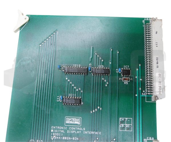 ENTRONIC CONTROLS ZE544-002A-834 DIGITAL DISPLAY INTERFACE BOARD - Image 3