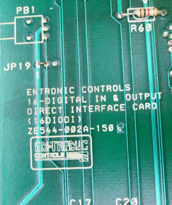 ENTRONIC CONTROLS ZE544-002A-150 16 DIGITAL I/O DIRECT INTERFACE CARD - Image 5