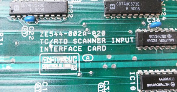 ENTRONIC CONTROLS ZE544-002A-820 TC-RTD SCANNER INPUT INTERFACE CARD - Image 5