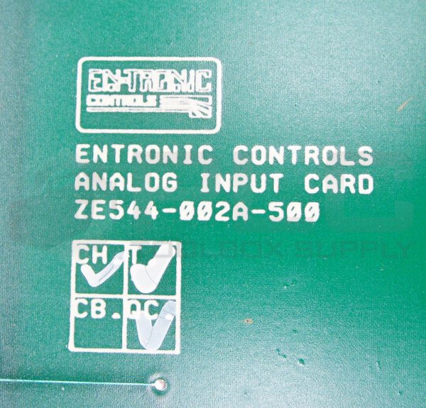 ENTRONIC CONTROLS ZE544-002A-500 ANALOG INPUT CARD - Image 5