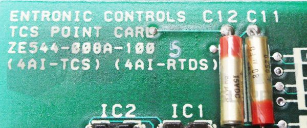 ENTRONIC CONTROLS ZE544-008A-100 TCS POINT CARD - Image 3