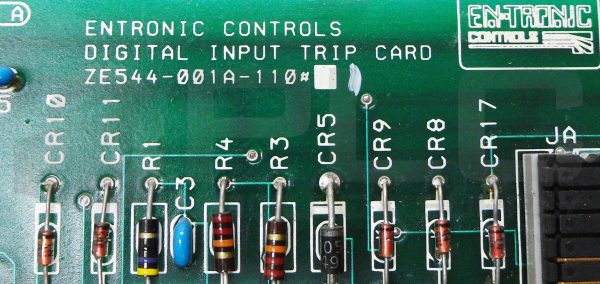 ENTRONIC CONTROLS ZE544-001A-110 DIGITAL INPUT TRIP CARD - Image 3