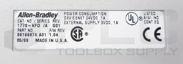 NEW ALLEN BRADLEY 1770-KFD /A DEVICE NET INTERFACE MODULE - Image 7