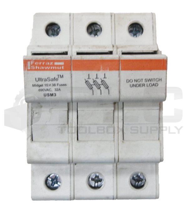 FERRAZ SHAWMUT USM3 FUSE HOLDER 690VAC 32A - Image 2