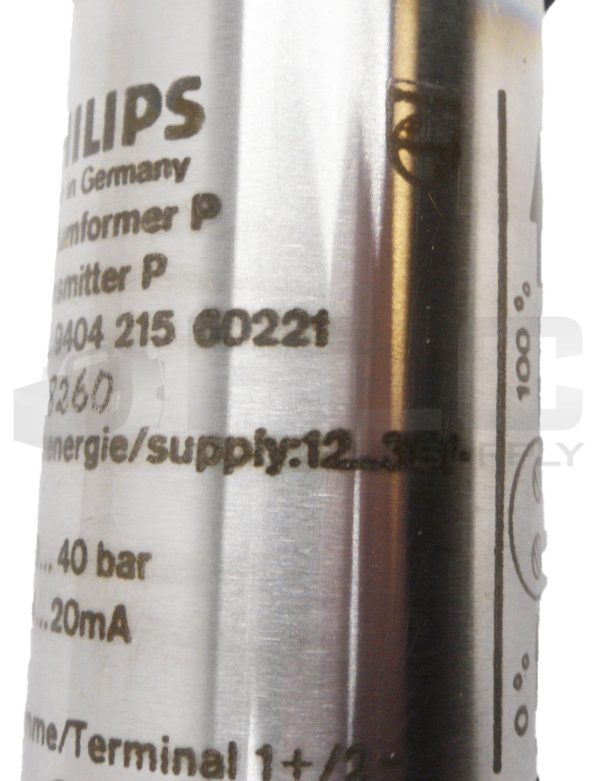 NEW PHILIPS 9404 215 60221 TRANSMITTER 0-40BAR - Image 6